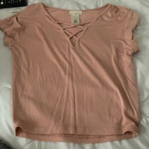 pink cross top